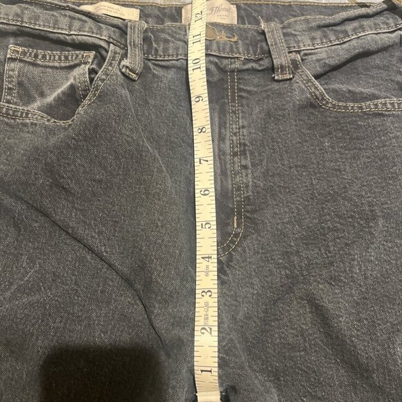 Y2K Style Jeans Women’s Size 8 Black High Rise Wise Leg Dark Denim Grunge Skater - Picture 5 of 12